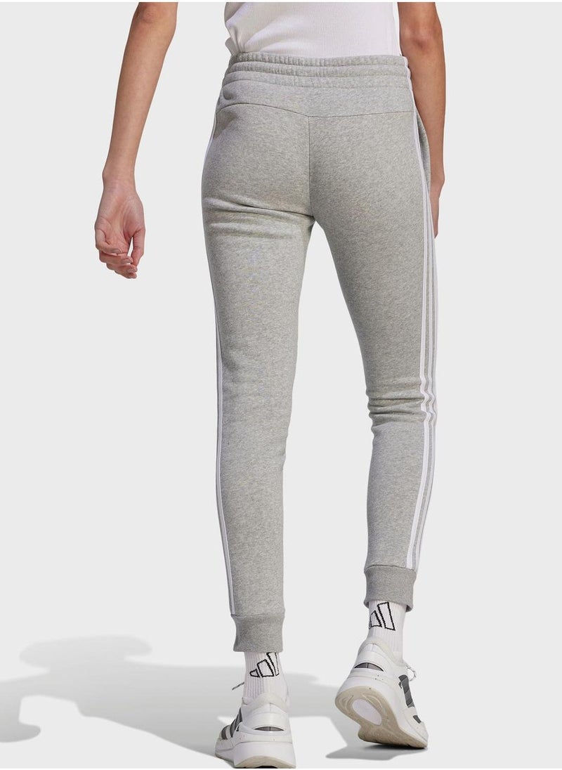 Adidas - Essentail 3 Stripe Fleece Pants - Image 1