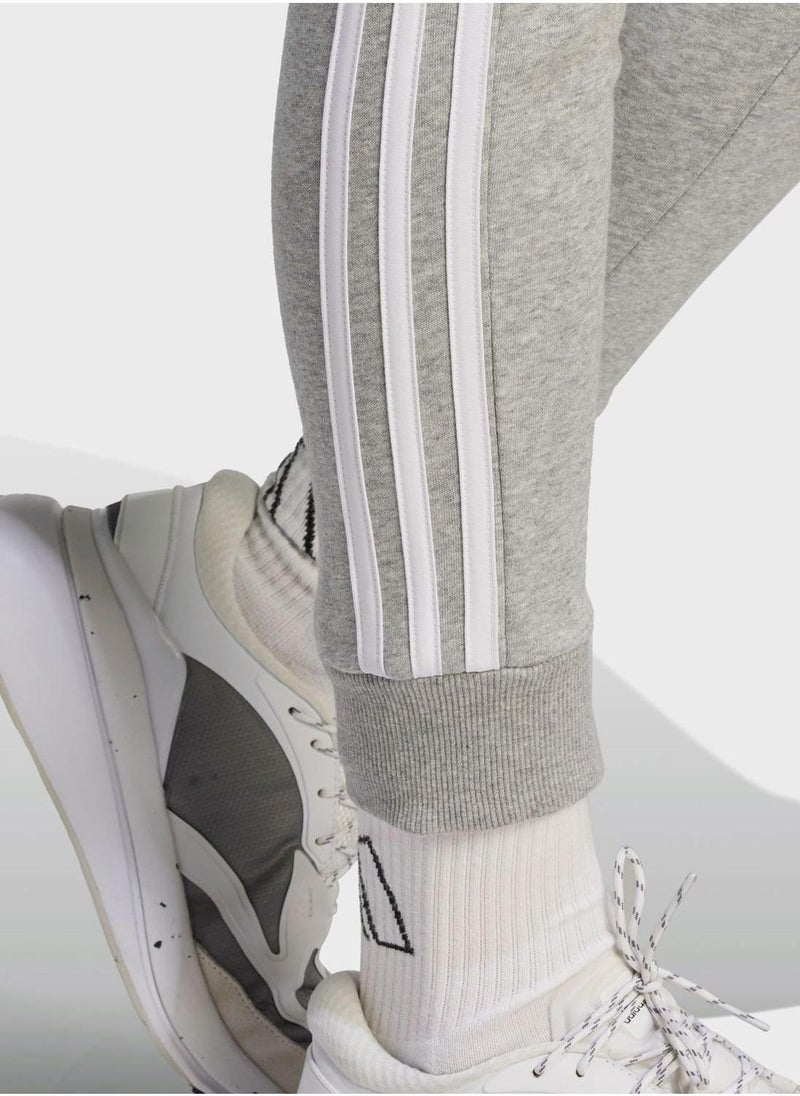 Adidas - Essentail 3 Stripe Fleece Pants - Image 1