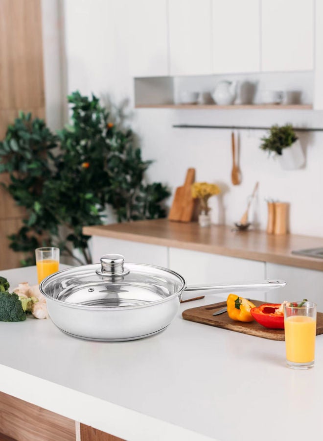 Trust Stainless Steel Frypan 24cm Silver - Image 2