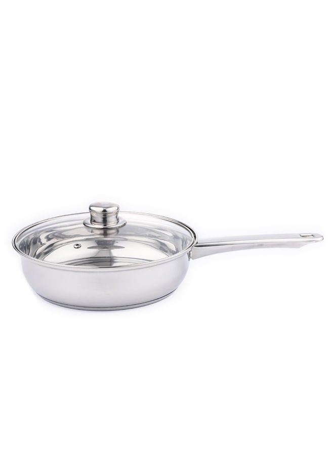 Trust Stainless Steel Frypan 24cm Silver - Image 1