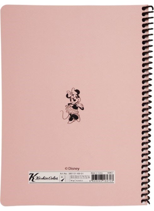 Disney Keskin Color All Eyes On Minnie Striped Notebook 16,5X22,5 80 Sheets  - Image 2