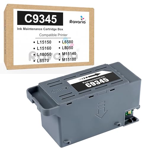 Ravaria C9345 Maintenance Box Compatible for Epson L15150 L15160 L18050 L6570 L6580 L8050 M15140 M15180 (Part Number: C9345 / PXMB9 / C12C934591) - Image 1