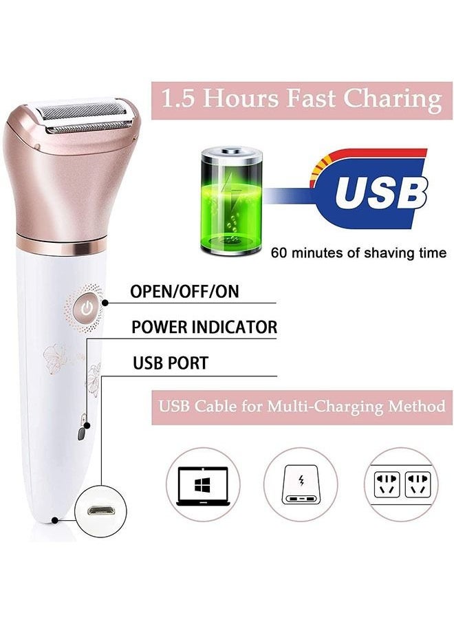 Generic - Electric Razor for Women,Rechargeable Wet and Dry - Image 1