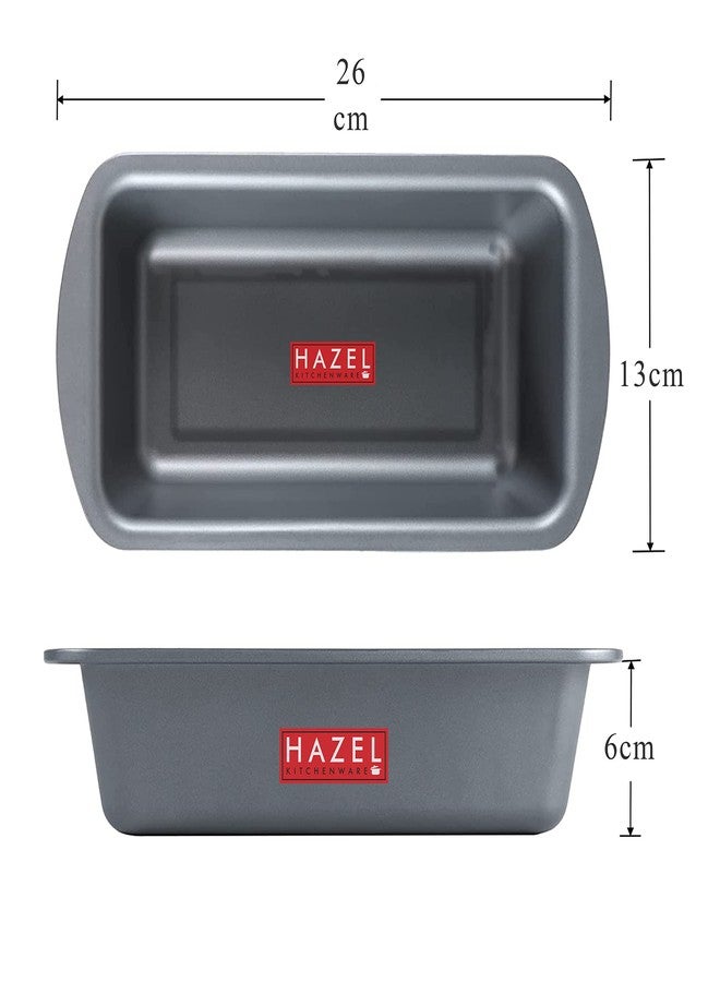 HAZEL Bread Moulds for Baking | Aluminium Cake Mould for Microwave | Baking Tray for Oven | Bread Cake Tin, 26 X 13 X 6 cm - Image 4