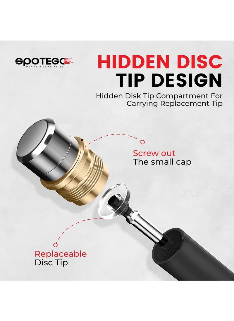 SPOTEGO - Spotego Passive Stylus Pen for Touch Screens, Compatible for iOS and Android devices, iPad iPhone laptop Samsung Phones and Tablets, for Drawing and Handwriting - Image 1