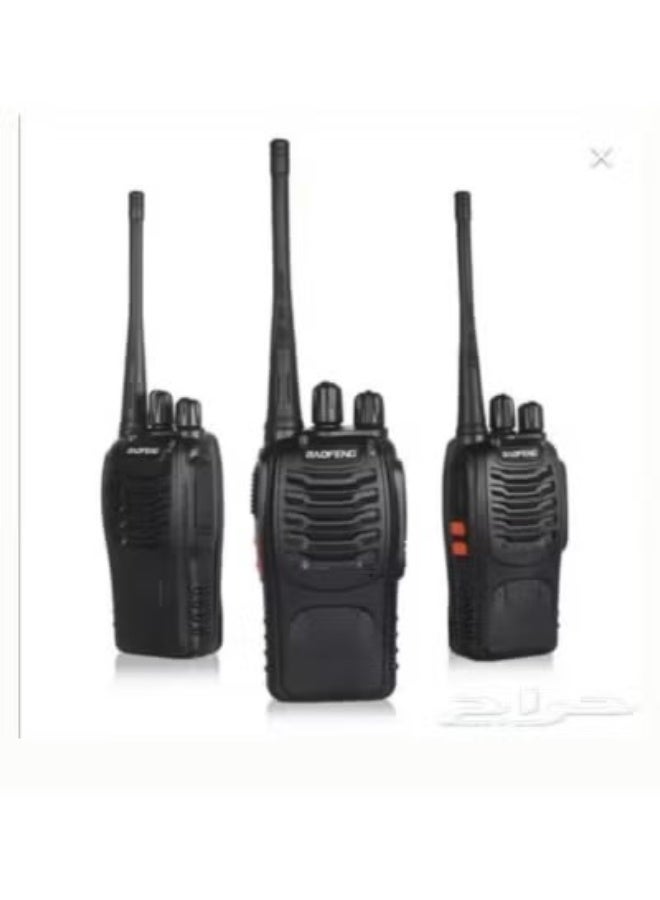 2pcs Baofeng جهاز الاتصالات اللاسلكية عن بعد القابلة لإعادة الشحن - Image 1