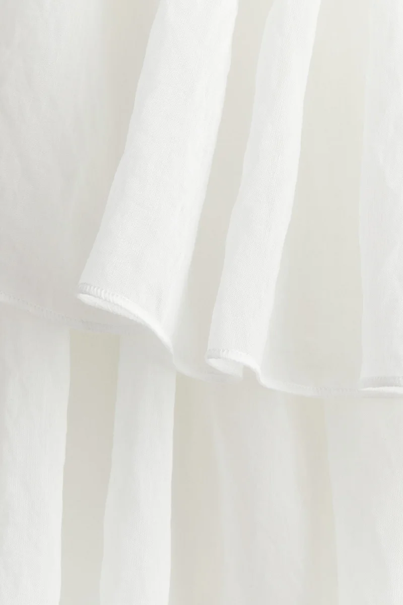 H&M Flared-skirt bandeau dress