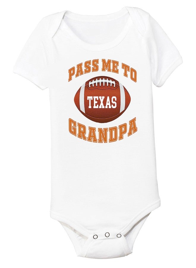 Future Tailgater Pass Me To Grandpa Baby Bodysuit for Texas Football Fans (12-18 months) - Image 1