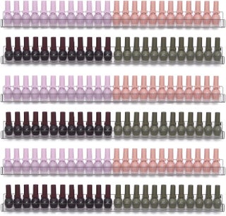 6Pcs/Set 24 Inch Nail Polish Rack Wall Mounted, Lipstick Essential Oil Bottle Clear Holder Organizer, Big Display Stand Wall Shelf for Bottle Cup Make-ups - pzsku/ZE0CE6626FF990F69582DZ/45/_/1744283897/4cc02377-0bfe-48e2-a57c-476730b8ed0e