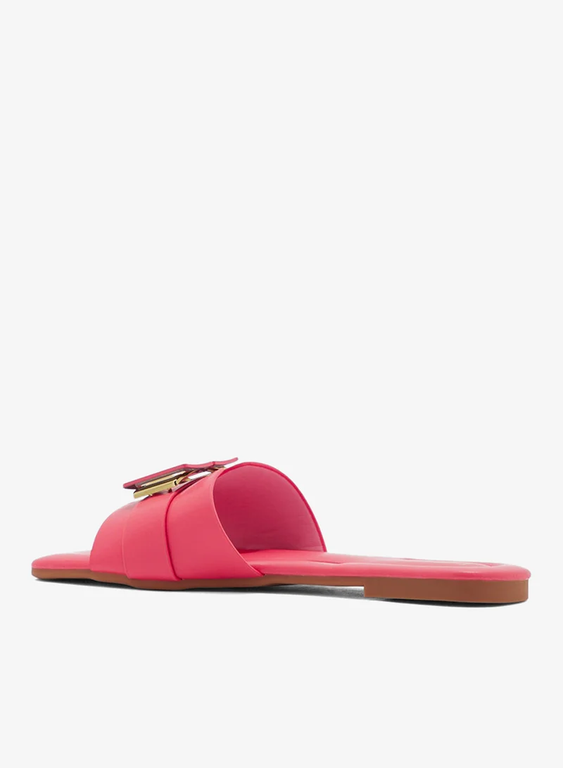 ELLA Metal Trim Detail Flat Sandal