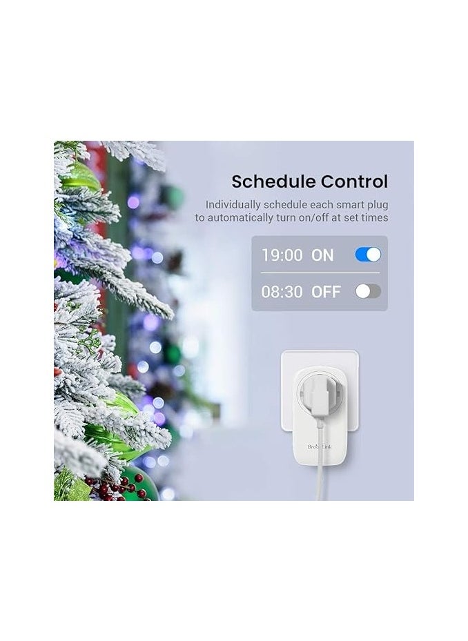 Smart BroadLink Smart Plug with Night Light – WiFi Smart Outlet, Works with Alexa & Google Home – Remote Control, Timer & Energy Monitoring  - Image 4