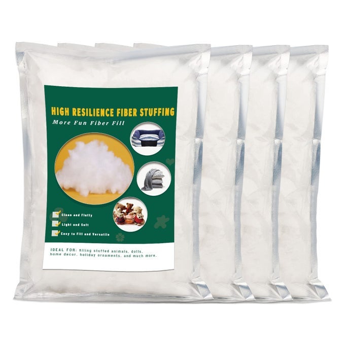 600G212OZ PREMIUM POLYESTER FIBER FILL STUFFING FOR PILLOWS CRAFTS DIY