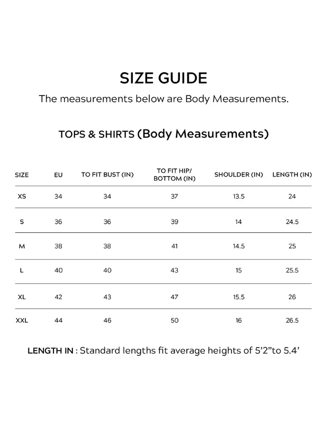 Salt Attire Women's Ink Black Classic Tailored Shirt | Button-Down Shirt with Shirt Collar, Full-Length Sleeves & Curved Hem | Elegant Cotton Rayon Top for Versatile Styling