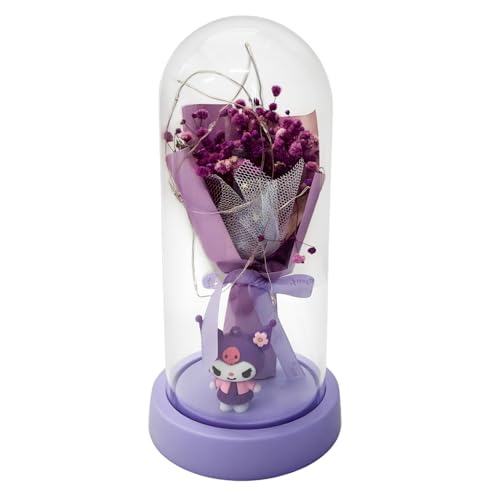 FWQPRA Rose Mothers Day Flower Gifts for Mom from Daughter Son, Birthday Gift for Women Grandma Wife Girlfriend Sister, Womens Gift for Teacher,Anniversary Christmas (Rose Kuromi) - Image 1