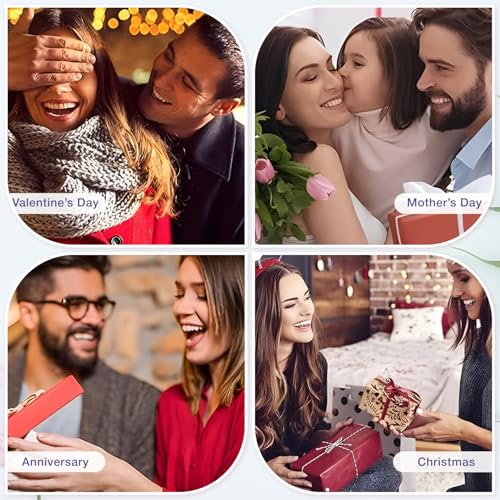 FWQPRA Rose Mothers Day Flower Gifts for Mom from Daughter Son, Birthday Gift for Women Grandma Wife Girlfriend Sister, Womens Gift for Teacher,Anniversary Christmas (Rose Kuromi) - Image 5