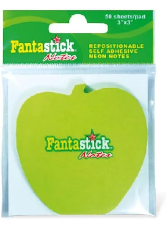 Fantastik Stick Notes Fluor. Apple Bls-Gn 