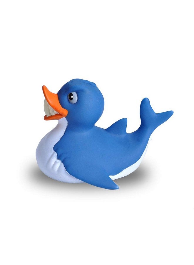 Wild Republic Rubber Ducks, Bath Toys, Kids Gifts, Pool Toys, Water Toys, Shark, 4" - Image 4