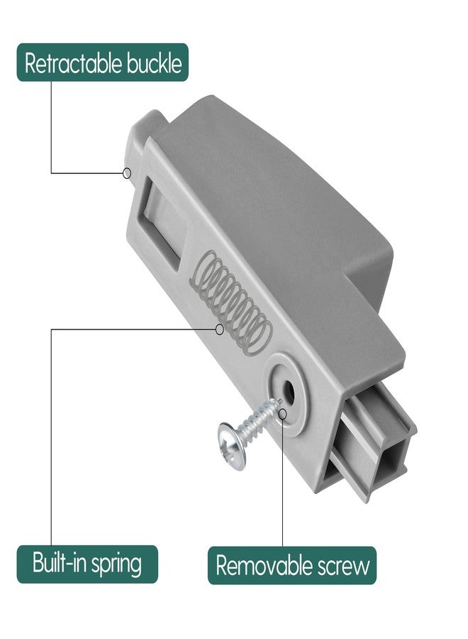Babelio Baby Gate Spring Lock, Safety Gate Accessories for Kids and Pets, Disassembled and Replaced, Gray - Image 3