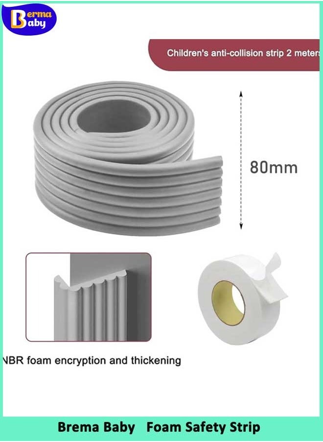 Berma Baby 1/2/4/10PCS Edge Corner Protector Baby Proofing 6.6ft (2M)  Clear Soft Corner Protectors Baby Proof, Furniture Corner Guard & Edge Safety, Edge Protector for Table and Fireplace  - Image 3