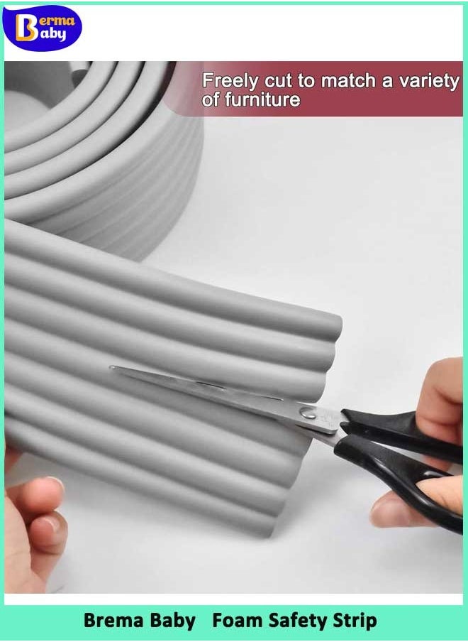 Berma Baby 1/2/4/10PCS Edge Corner Protector Baby Proofing 6.6ft (2M)  Clear Soft Corner Protectors Baby Proof, Furniture Corner Guard & Edge Safety, Edge Protector for Table and Fireplace  - Image 4