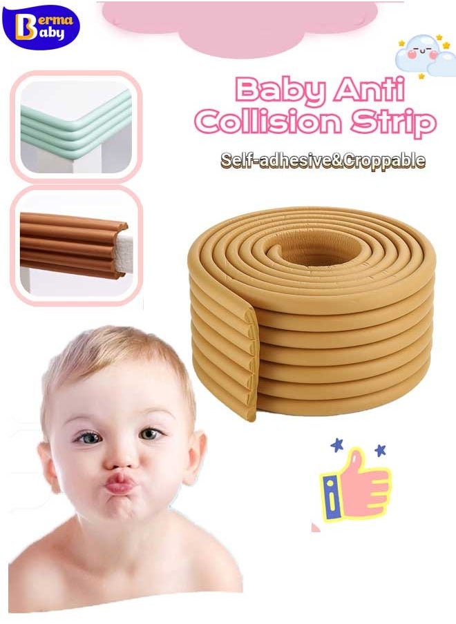 Berma Baby 1/2/4/10PCS Edge Corner Protector Baby Proofing 6.6ft (2M)  Clear Soft Corner Protectors Baby Proof, Furniture Corner Guard & Edge Safety, Edge Protector for Table and Fireplace  - Image 1