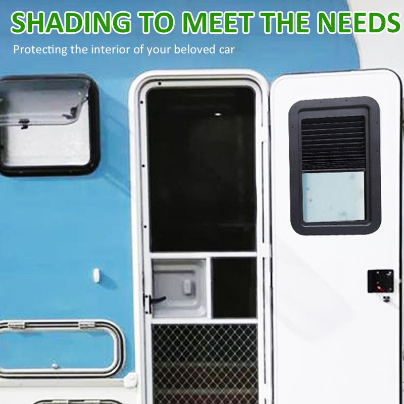 RV Door Window 12*21inch Replacement for Lippert RV Camper Interior Privacy Block The Sun & Heat Radiating - Image 4