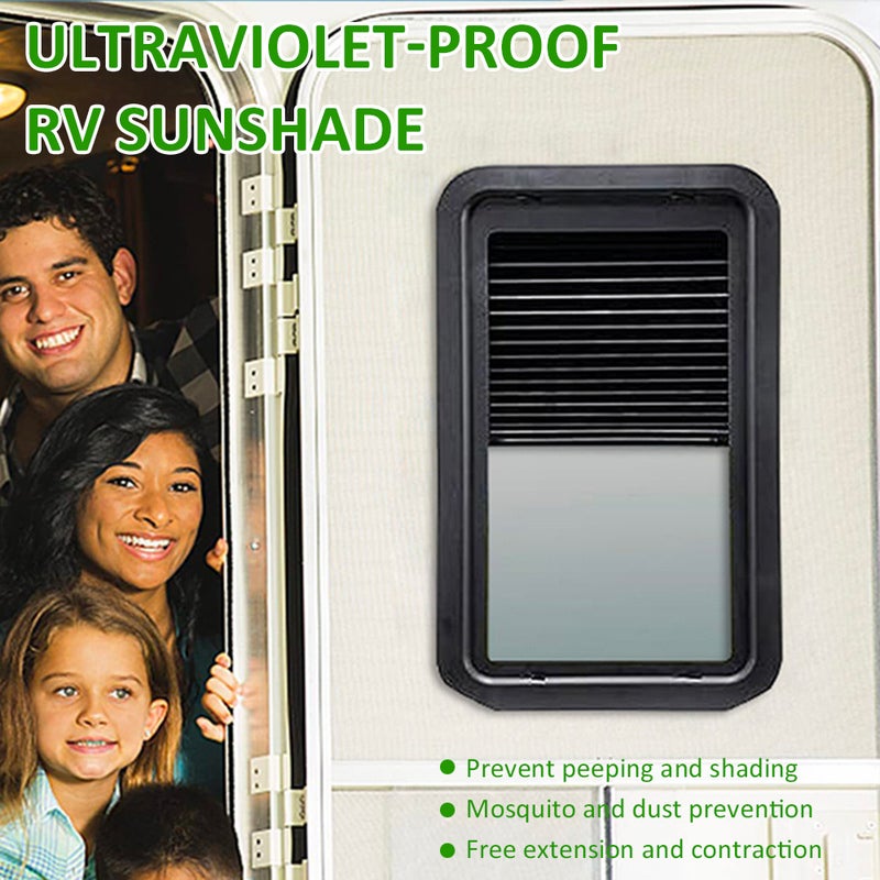 RV Door Window 12*21inch Replacement for Lippert RV Camper Interior Privacy Block The Sun & Heat Radiating - Image 5