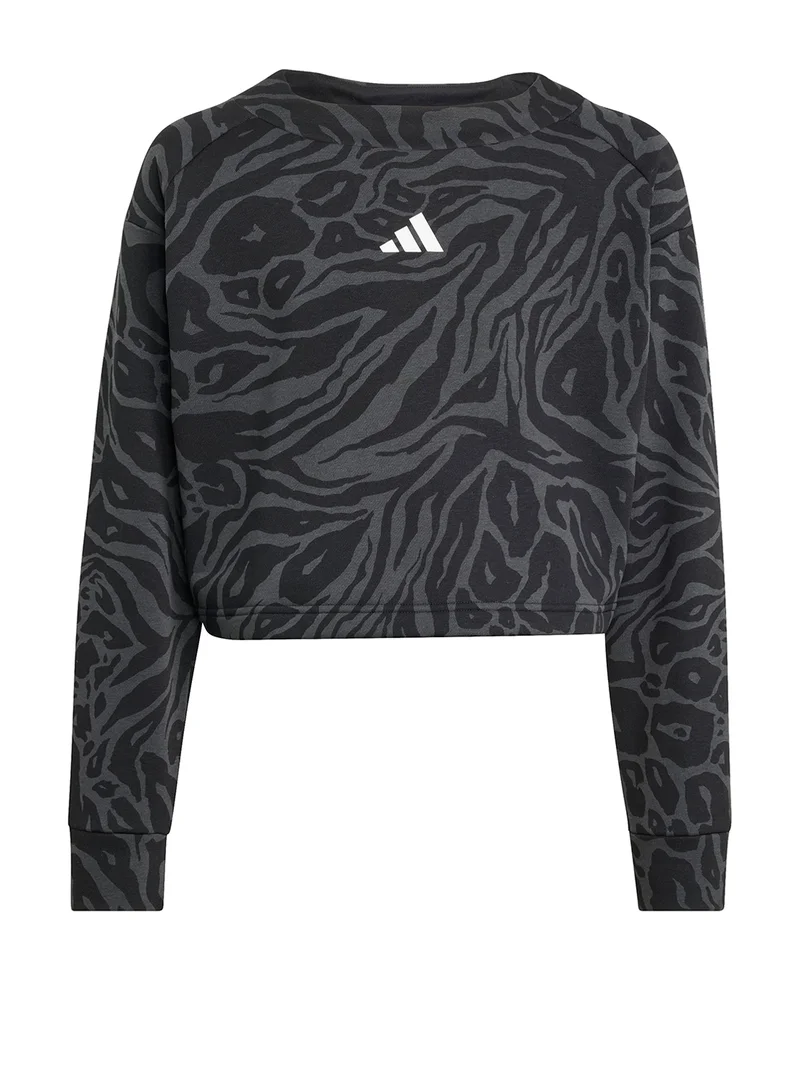 adidas كنزات رياضية قصيرة للأطفال أيقونات المستقبل