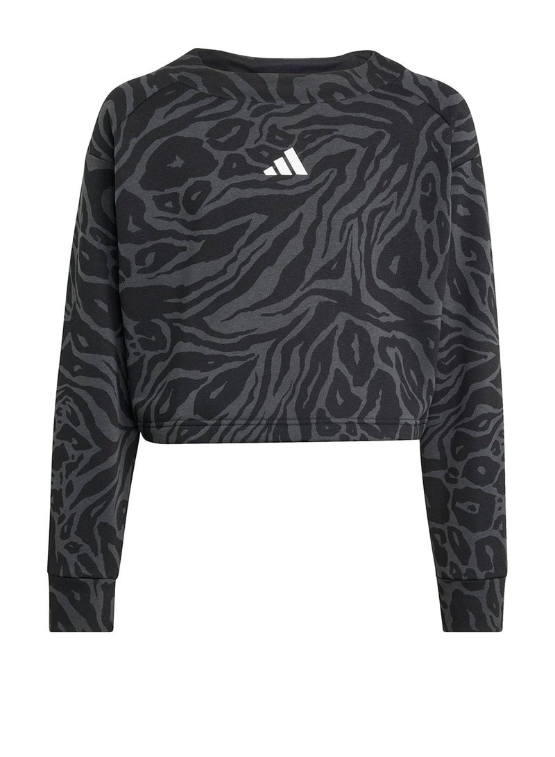 Adidas Kids Future Icons Cropped Sweatshirt - Image 5