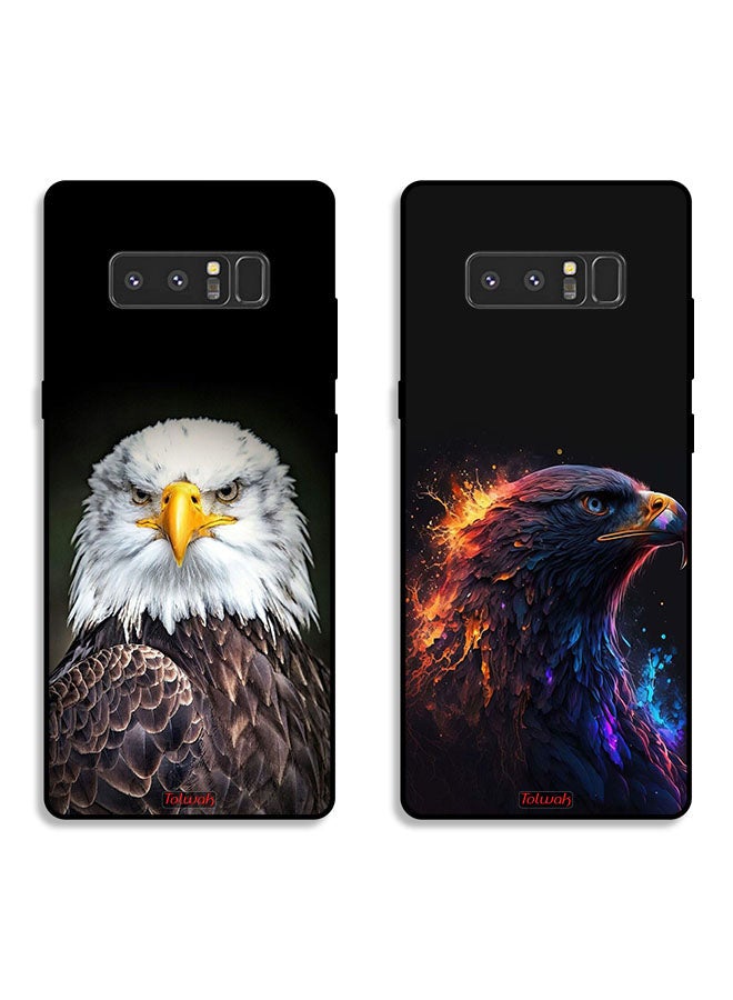 Tolwak Two Cases For Samsung Galaxy Note 8 Protective Covers Eagle Art - Image 1