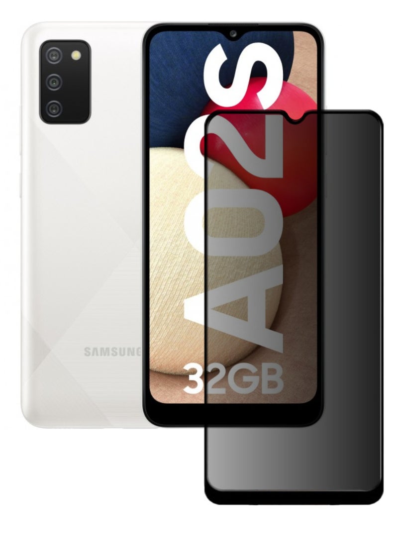 ESD Tempered Dustproof Privacy Glass Screen Protector Compatible For Samsung Galaxy A02s - Image 1