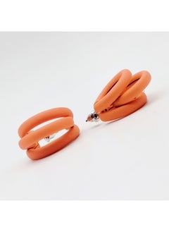 Trouble Lines Earring Of Fluffy Women's Accessories-Orange