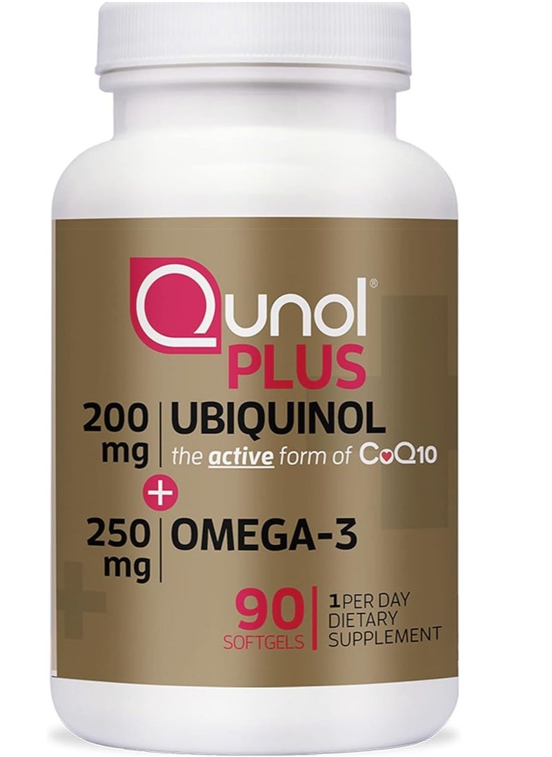 Ubiquinol CoQ10 200mg with 250mg Omega-3 Fish Oil 90 Softgel - pzsku/ZE0CF4CDADB99E20217D2Z/45/_/1724080499/423525bc-e6f5-422c-a32b-34edd6fb2a33