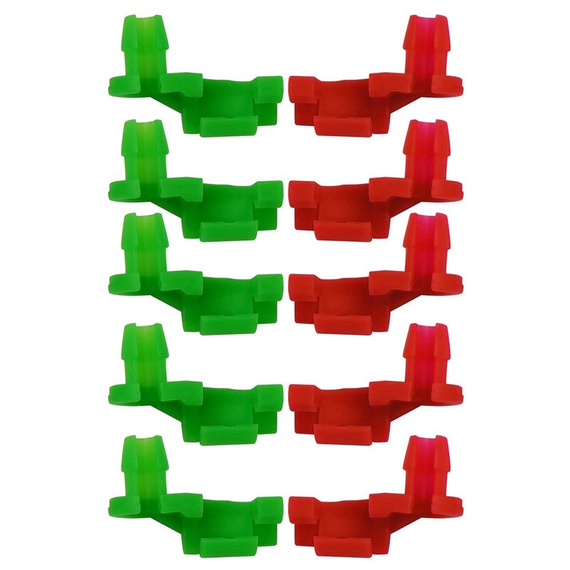 TOPNEW 1999-2007 Chevy Silverado GMC Sierra Tailgate Handle Rod Clip Left & Right Rod Retainer Clips, OEM Handle Replacement 5 Pairs 88981030, 88981031