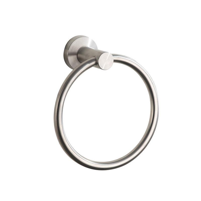 BGL Towel Ring Brushed Nickel, Bath Hand Towel Ring Stainless Steel Round Towel Holder for Bathroom - Image 1