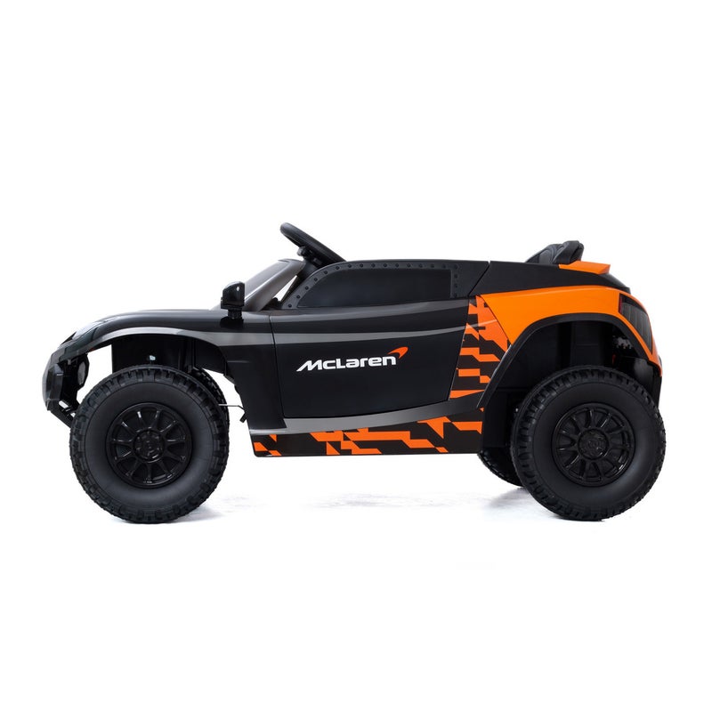 McLaren Kids Powered Riding Licensed Car LB 1070EL – 12V Electric Ride-On, LED Lights, Music Player, Leather Seat & Suspension for Kids Ages 1–4 Years - Black - Image 2