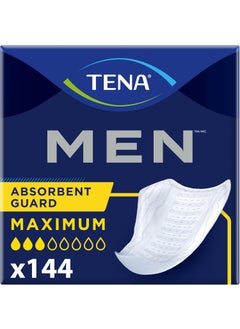 Tena Tena Incontinence Guards for Men, Maximum Absorbency, 144 ct 