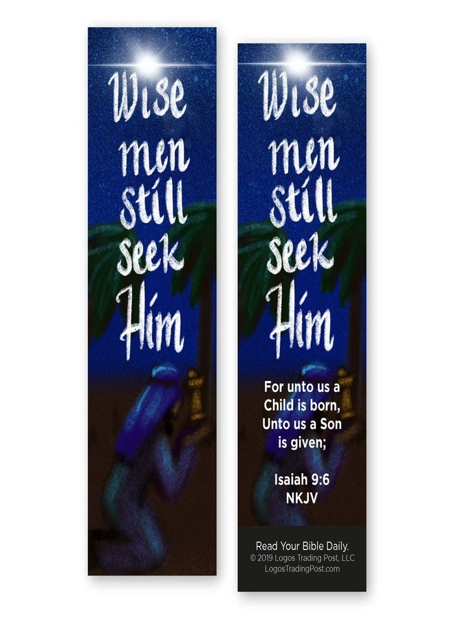 Logos Trading Post Children and Youth Bookmark, Christmas, Wise Men Still Seek Him, Isaiah 9:6, Pack of 25, Handouts for Classroom, Sunday School, and Bible Study - Image 2