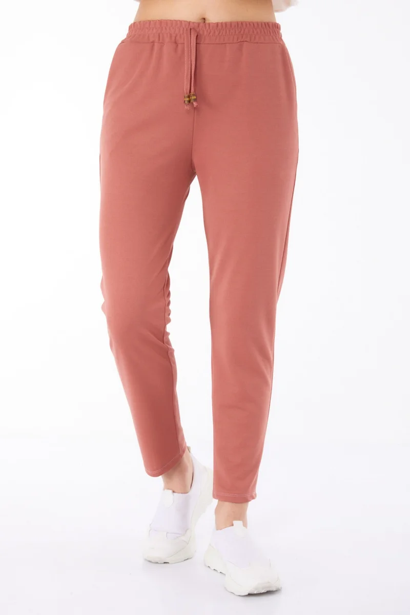 Tofisa Plain Mid Women Pink Pants - 23025