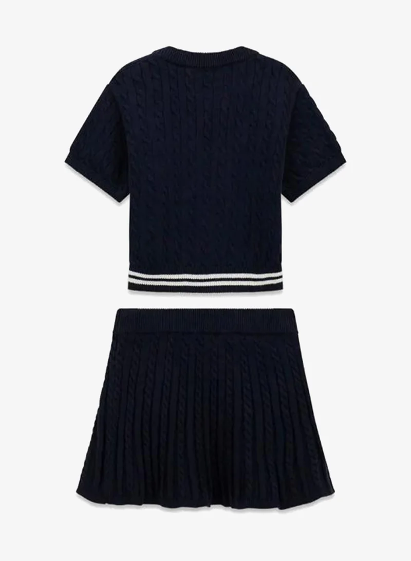 GUESS Infant Crew Neck Sweater And Skirt Set