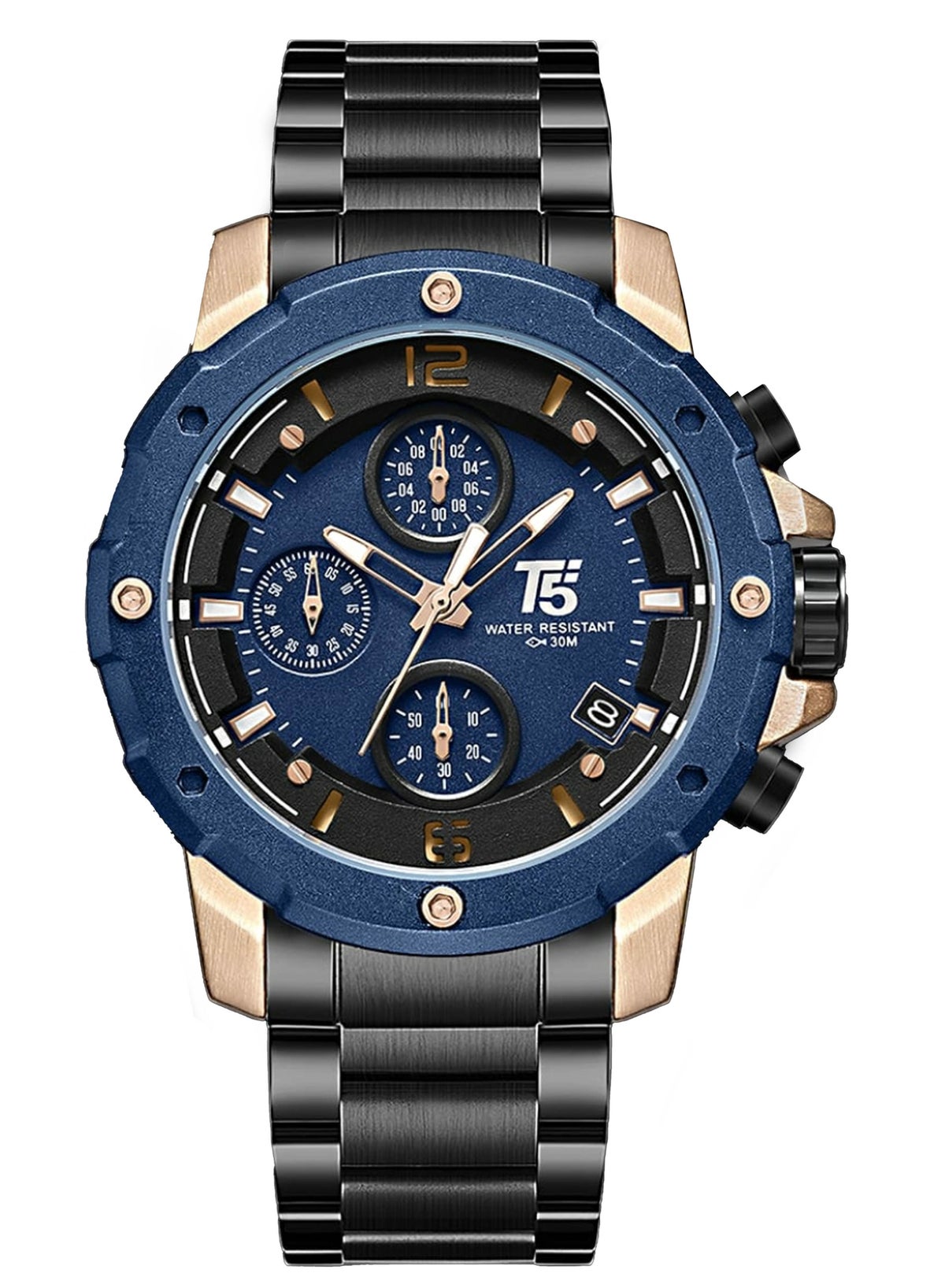 T5 T5 women's Chronograph Stainless steel Watch Best Price KSA