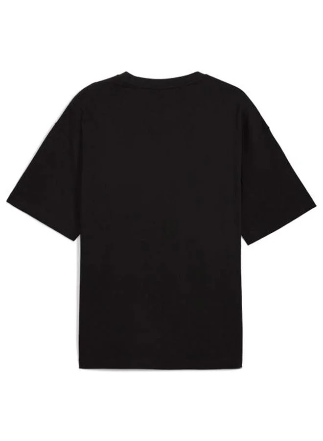 PUMA puma black Wardrobe Essential Oversized T-Shirt for Men | Best Price UAE
