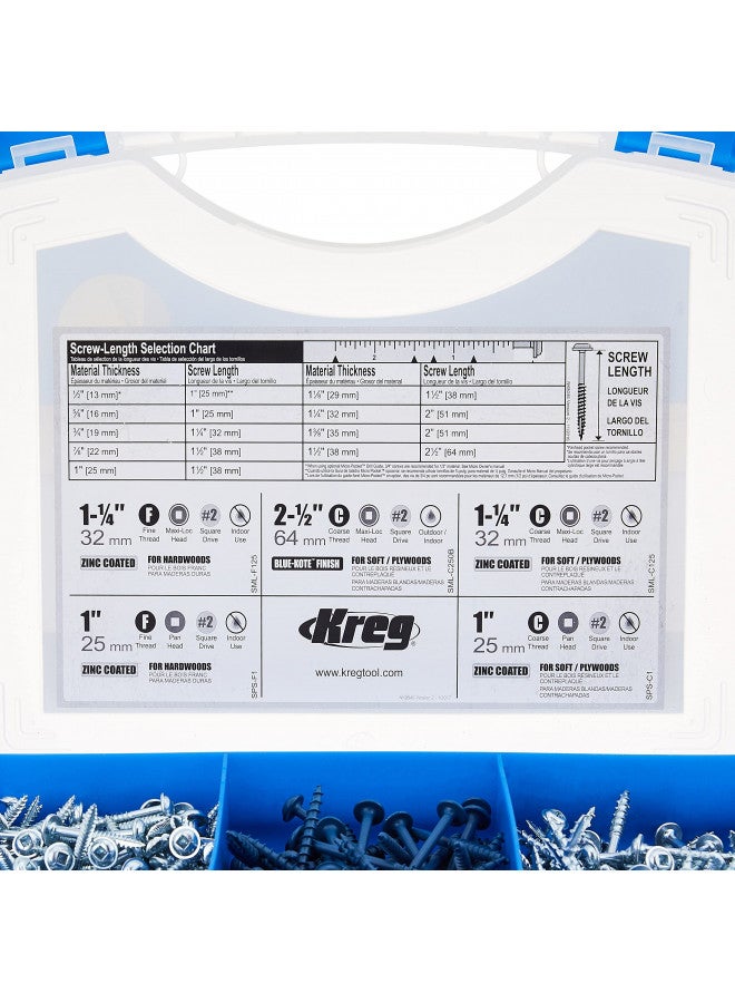 Kreg Kreg SK03 Pocket-Hole Screw Kit in 5 Sizes  - Image 4