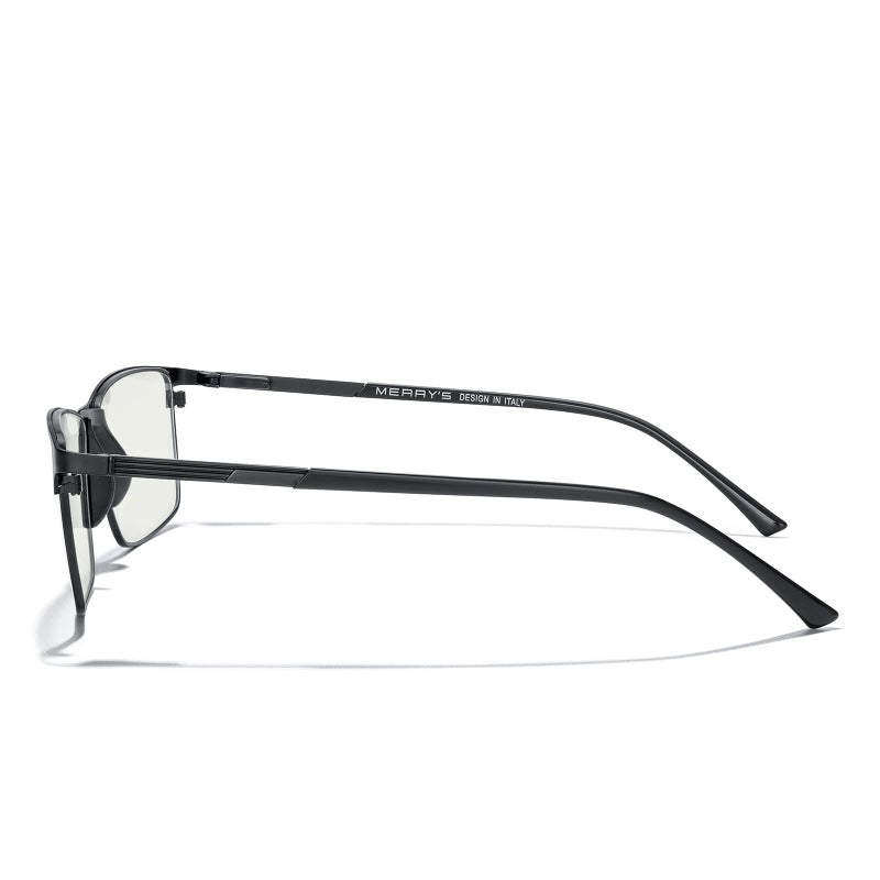MERRY'S Reading Glasses - Fashion Blue Light Blocking Glasses Metal Frame Spring Hinge Readers for Men Eyeglasses - Image 3