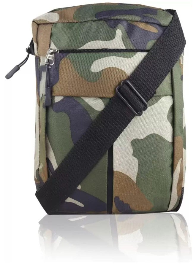 R TOUCH @Fabric Casual Sling Bag for Men & Women (Green) - Image 1