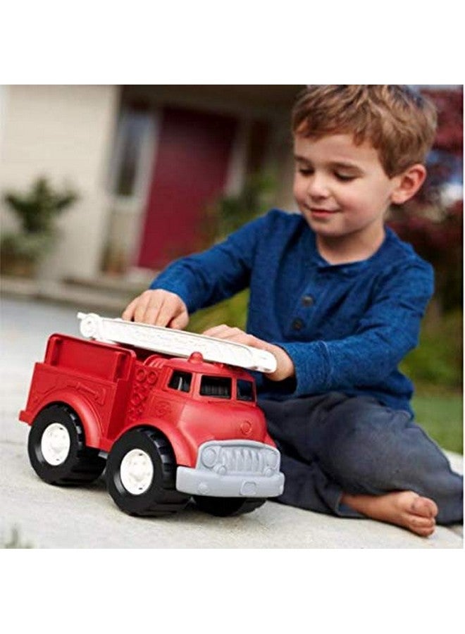 Goyal'S No Metal Axle, No Nut Used, No Sharp Edges Fire Brigade Toy Vehicle With Fire Rescue Ladders Safe Toy For Kids (Red) - Image 5