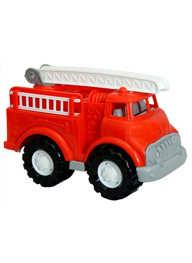 Goyal'S No Metal Axle, No Nut Used, No Sharp Edges Fire Brigade Toy Vehicle With Fire Rescue Ladders Safe Toy For Kids (Red) - Image 1