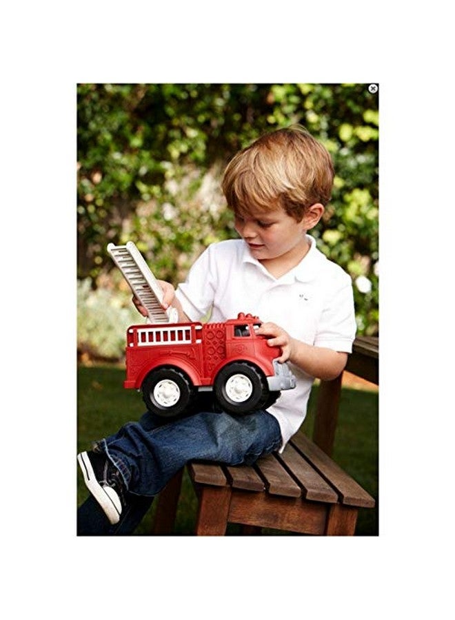 Goyal'S No Metal Axle, No Nut Used, No Sharp Edges Fire Brigade Toy Vehicle With Fire Rescue Ladders Safe Toy For Kids (Red) - Image 2