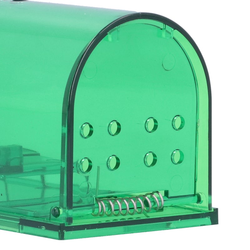 Automatic Mousetrap: Green Durable Plastic, Waterproof Design, Continuous Mouse-Catching Capability - Fully Automatic Locking Mechanism, High-Efficiency Pest Control for Home, Restaurant, Mall And Foo - Image 4
