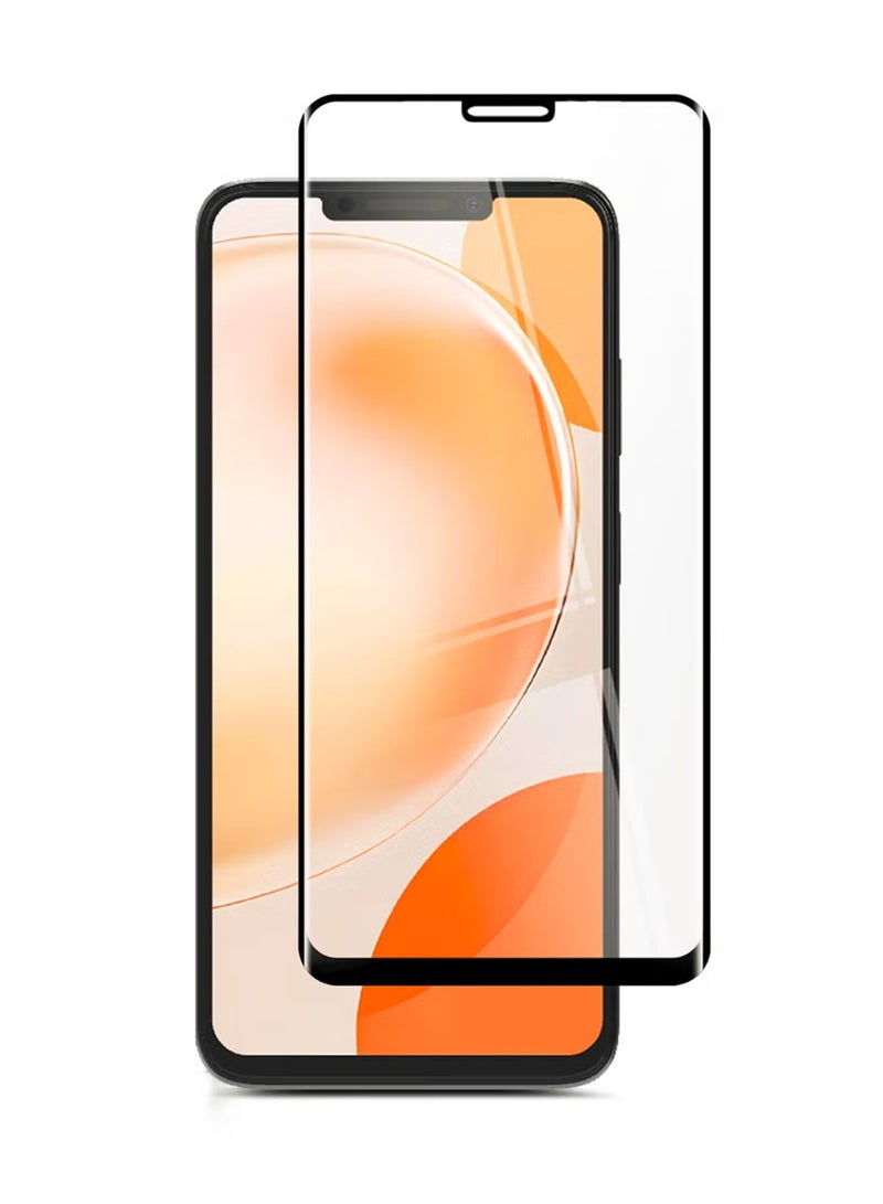 شاشة حماية زجاجية كاملة لهاتف هواوي نوفا Y91 - اسود - Image 1